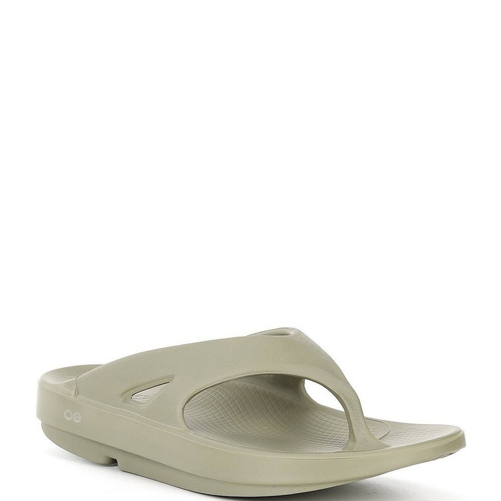 Oofos Originals EU 43 Men 10 Women 12 Sandals Green Recovery Comfort Lightweight